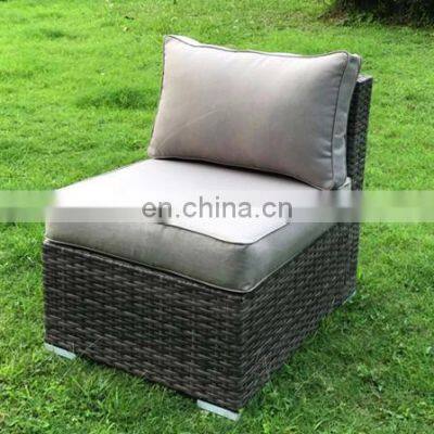 6pcs Outdoor Patio Garden PE Rattan Wicker Furniture, Sectional Sofa Set With Cushions,KD System photo-5