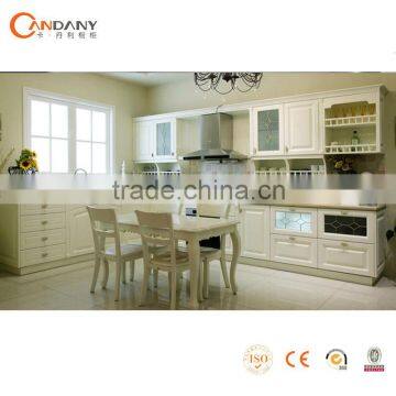 New classic natural Wooden kitchen cabinet manufactured in Foshan(CDY-MK160)