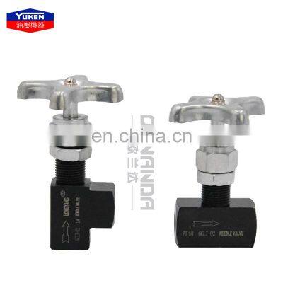 Taiwan YUKEN Pressure gauge switch GCLT-02 GCT-02 hydraulic pressure gauge valve globe valve