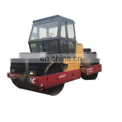 New Arrival Used Road Soil Compactors Dynapac CC421, Double Drum High Working Efficiency Construction Machinery for Sale photo-3