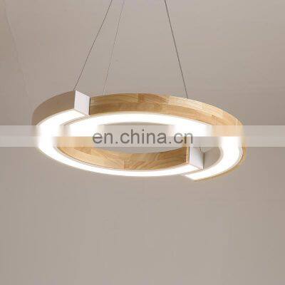 Modern Fashion Simple Personality Circular Chandelier Creative Restaurant Living Room Hotel Art Nordic LED Pendant Light photo-4