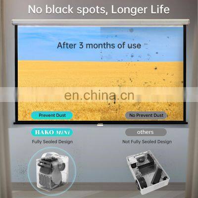 Newest Android Smart Projector HAKOMINI PL3 Portable 1080p Projector HD LCD Mini Projectors photo-3