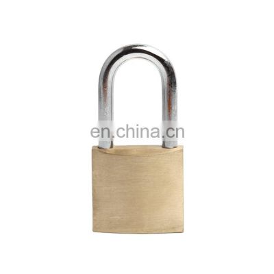 High Security 38Mm Hardened Stainless Steel Shackle Brass Padlock