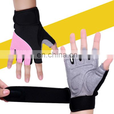 Factory Direct Price training Fitness Workout gloves with wrist wrap sports Man Women Fitness Workout Gloves