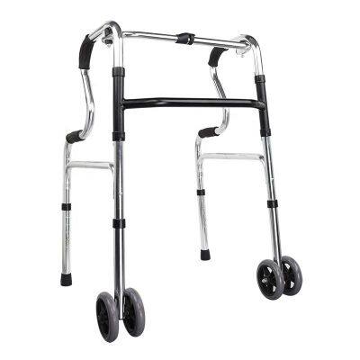 China top Supplier  Adjustable light weight mobility adult elderly walking wheel walker rollator for disabled people