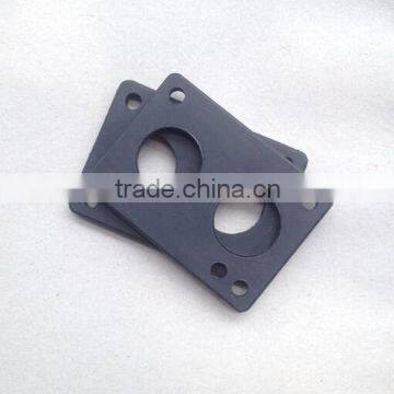 Soft rubber material riser for skateboard and longboard