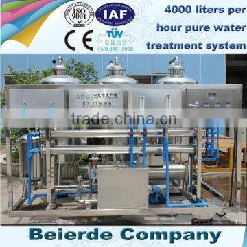 4000 liters per hour water treatment equipment