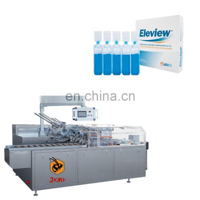 Fully automatic hot glue seal cartoning tablet bottle packaging injectable ampoule carton box packing machine