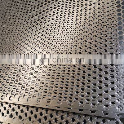 Galvanized Hexagonal Perforated Metal Mesh photo-4
