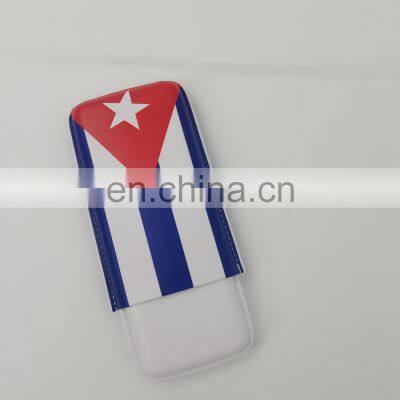 Classical Luxury Cigar Case Portable Pocket Travel Holder Leather Cigar Brands Travel Case photo-3