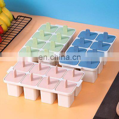 Wholesale Supplier Pink Homemade Juice Square Stick BPA Free Plastic Brazil Popsicle Mold