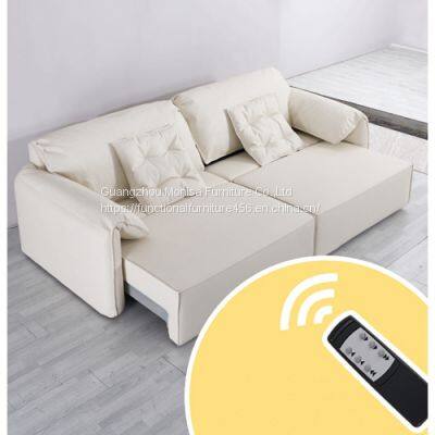 New Modern Minimalist Elephant Ear Sofa Bed Leather Nordic Living Room Straight Row Size Apartment Smart Sofa