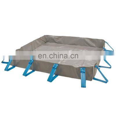 8'x10'x12'' 30 Oz. Chemical Resistant Quick Snap Release Collapsible Foam Wall Oil Spill Berm photo-5