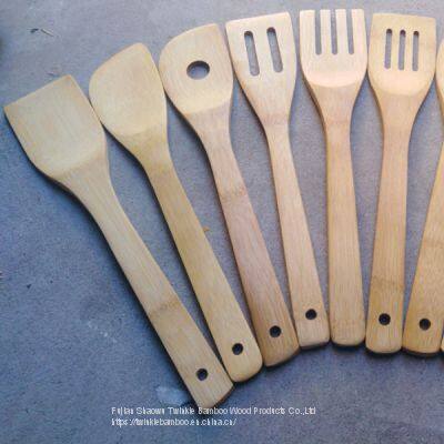 Best bamboo utensils set /high quality Wholesale cooking utensils kitchenware