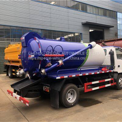 For Cleaning Urban Sewers Jetting Truck For Sale Isuzu Sewage Suction Truck