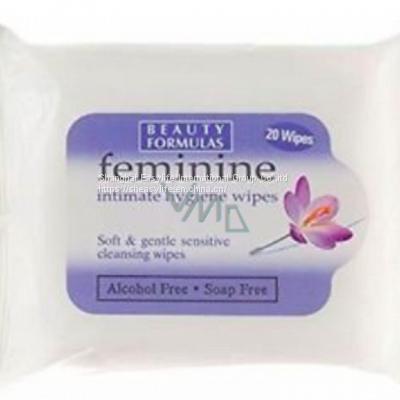 Intimate Feminine Hygiene Wipes Biodegradable Materials Female Use photo-4