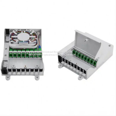 Indoor Wall Mounted 4 Inlet 8 Outlet 2*3mm Drop Cable 8-port Fiber Terminal Box OTB NAP photo-5