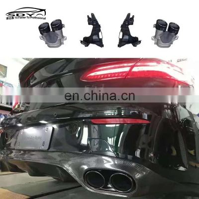 E Class C238  Coupe Amg Style Exhaust Tip Exhaust Pipes  For Mercedes Benz C238 E53 E200 E260 E300 Coupe