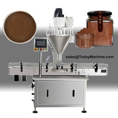Automatic Coffee Powder Spice Auger Bottle Filling Machine