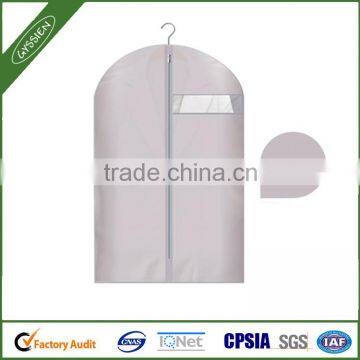 Matte texture cheap plastic garment bags Convenient storage clothing