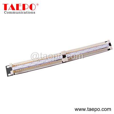 100 pairs 110Connect cross connect rack mount panel for connecting blocks from China Factory TAEPO