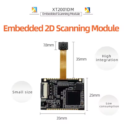 XT2001DM XTIOT Barcode Scan Engine Barcode Scanner Uart Bar Code Scanner Module For 3D Printer Machine photo-2
