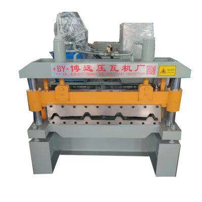 840 colored steel roll forming machine Color steel plate tile press machine