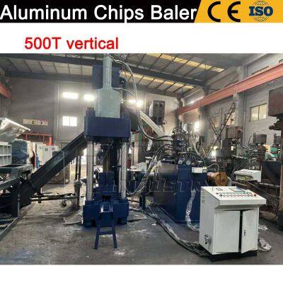 Aluminum Chips Making Machine Hydraulic Briquetting Equipment Scrap Metal Slags Pressing Machine