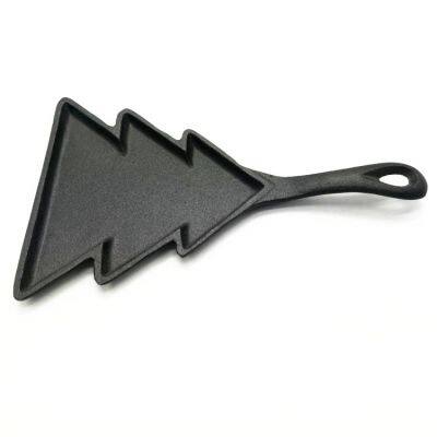 Hot Selling Bottomed Frying Pan Round Cast Iron Fry Pans Bread Pancake Egg Omelette Cast Iron Skillet Mini Baking Pan Gift photo-3