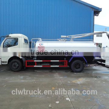 2014 China made Dongfeng 5000L mini fecal sucting truck in Peru