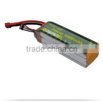 High Quality 4S 4400mAh 14.8v Lithium Polymer Battery Pack for Electric Model