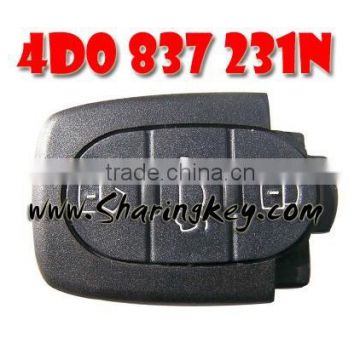 High quality 3 Button Remote Control(4D0837231N) for Aud