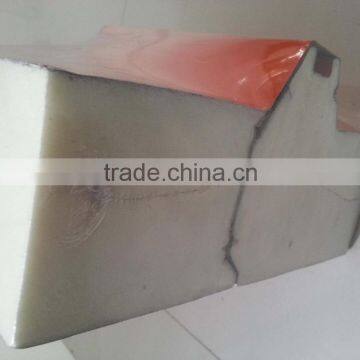 100mm gauge polyurethane insulated sandwich roof panel competitive price