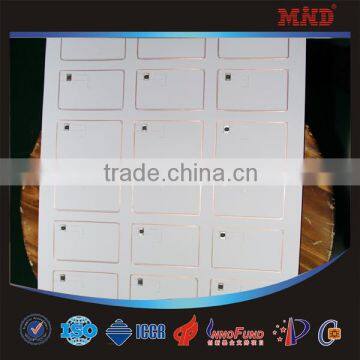 MDRI03 F08 rfid inlay sheet for smart card