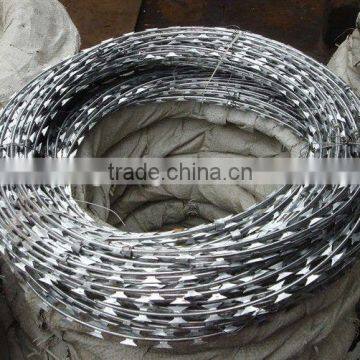 concertina barbed blade wire