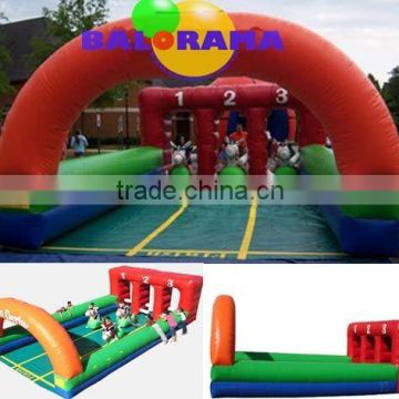 inflatable horse racing