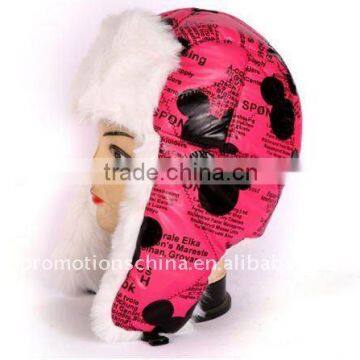 Custom Cartoon Printing Women Winter Hat