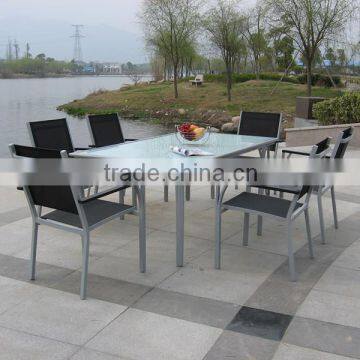 Mesh aluminum wholesale garden furniture set