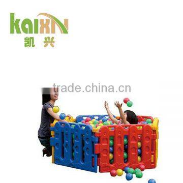 Children plastic ball pool with plastic fence