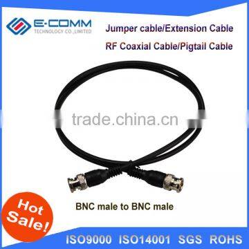 High quality RG58 20inch 50cm cable BNC male plug to BNC male plug Straight RF Coaxial Pigtail Jumper