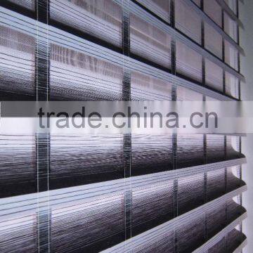 Gradient Color of Slat and Shangri-la Blinds with Belt