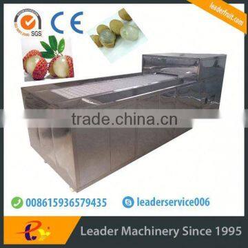 Big capacity lychee peeling machine website:leaderservice006