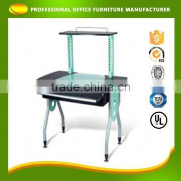 OEM Customized Cheap Simple Glass PP Study Computer Desk For Laptop