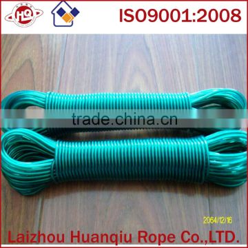 4mm colored pvc clothesline rope