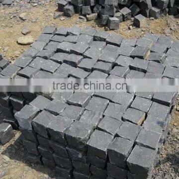 Machine Cut Granite Cube Stone