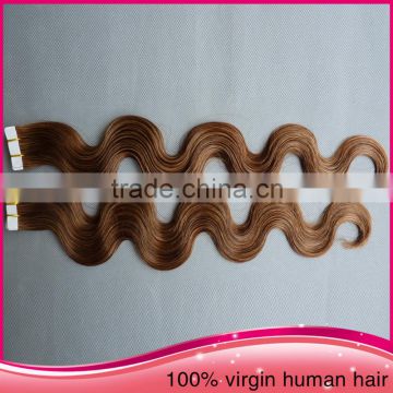 2015 Factory Price 28"Double Machine Pu Hair Extension Seamless Tape Hair Extension