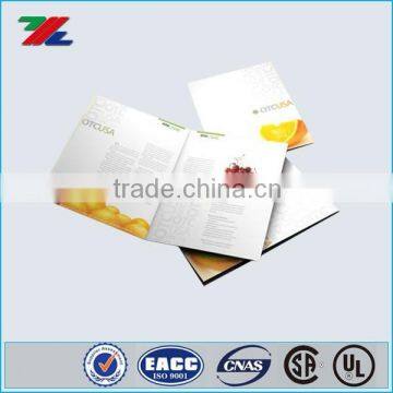 Floding soft cover color printing book, flyer, booklet and brochure printing