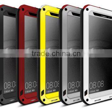 Love Mei Metal Powerful Waterproof Shockproof Gorilla Glass Hybrid Protective Phone Cover Case For Huawei Mate 8 TB-0154