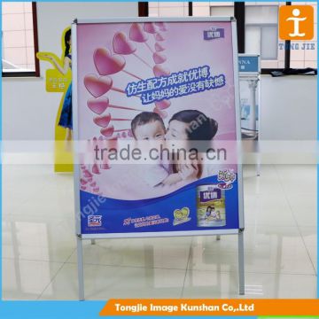 Portable aluminium Poster Stand Snap A frame for promotion