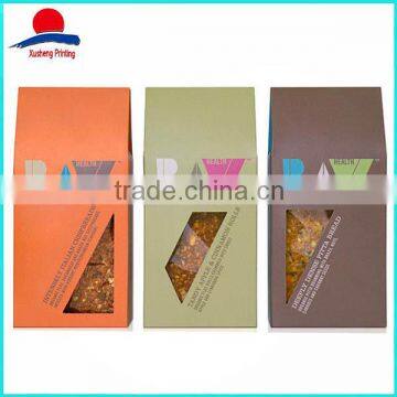 High Quality Colorful Paper Box With Transparent Window